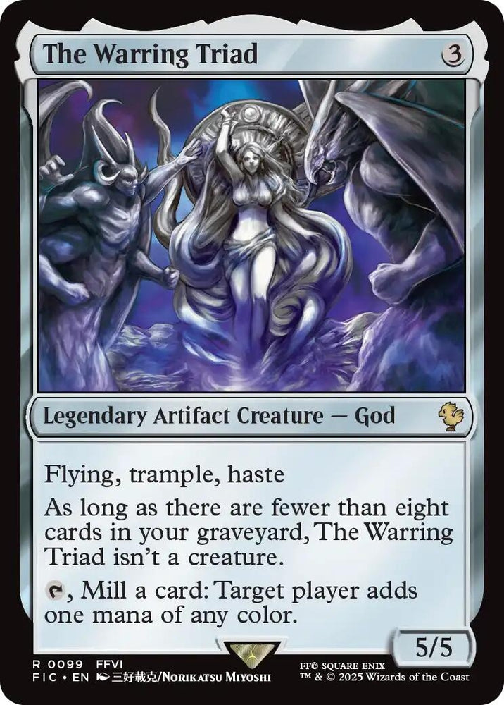Image for The Warring Triad (Surge Foil) (99) [Commander: FINAL FANTASY] - Magic: The Gathering
