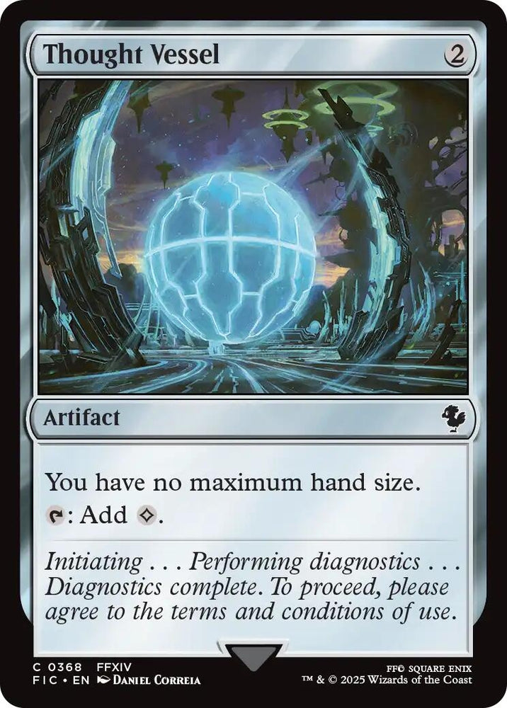 Image for Thought Vessel (Surge Foil) (368) [Commander: FINAL FANTASY] - Magic: The Gathering