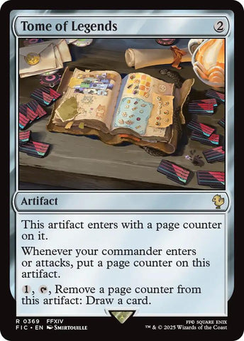 Image for Tome of Legends (Surge Foil) (369) [Commander: FINAL FANTASY] - Magic: The Gathering