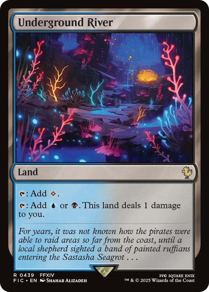 Image for Underground River (Surge Foil) (439) [Commander: FINAL FANTASY] - Magic: The Gathering