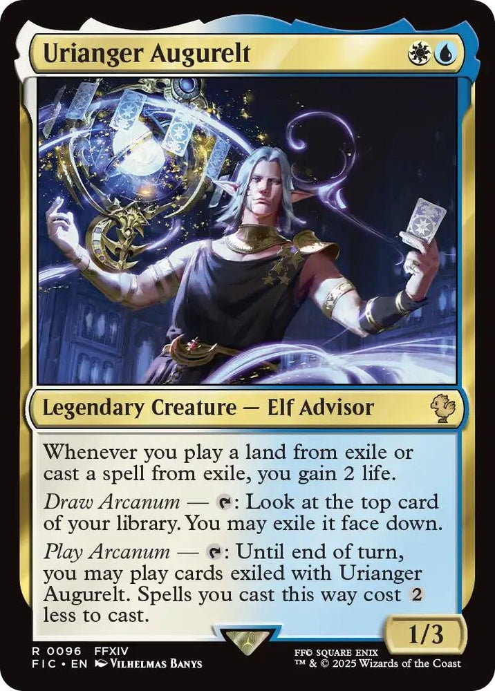 Image for Urianger Augurelt (Surge Foil) (96) [Commander: FINAL FANTASY] - Magic: The Gathering