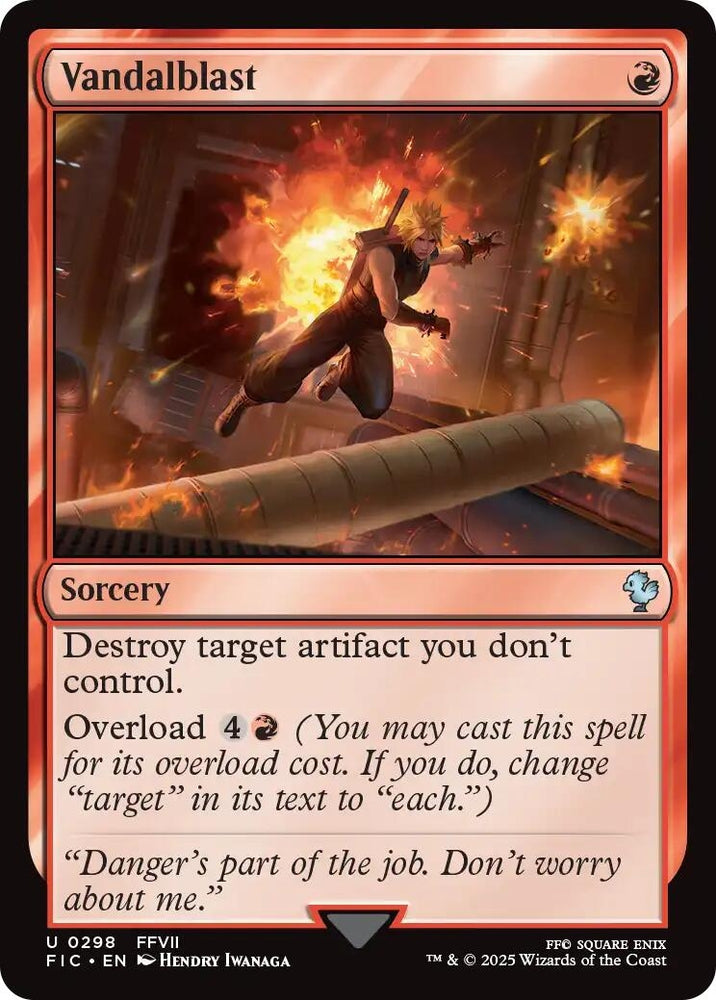 Image for Vandalblast (Surge Foil) (298) [Commander: FINAL FANTASY] - Magic: The Gathering
