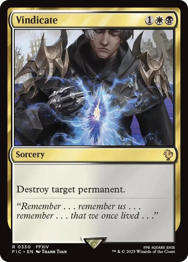 Image for Vindicate (Surge Foil) (330) [Commander: FINAL FANTASY] - Magic: The Gathering