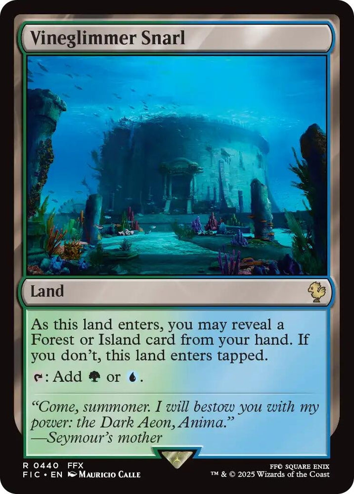 Image for Vineglimmer Snarl (Surge Foil) (440) [Commander: FINAL FANTASY] - Magic: The Gathering