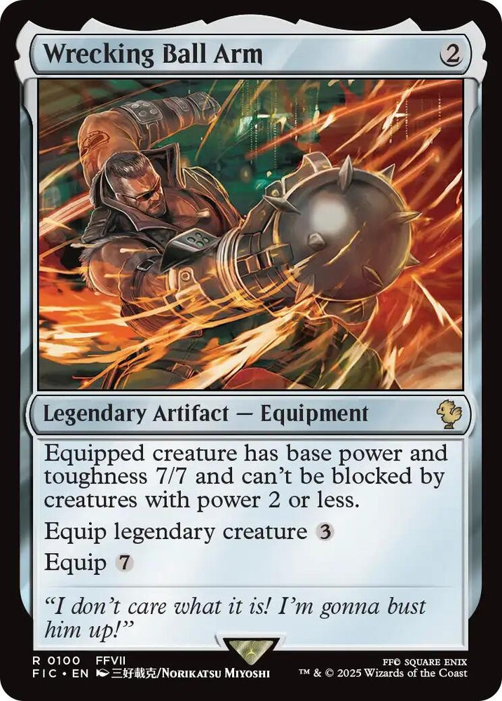Image for Wrecking Ball Arm (Surge Foil) (100) [Commander: FINAL FANTASY] - Magic: The Gathering
