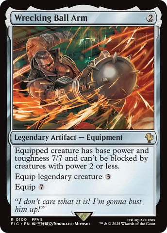 Image for Wrecking Ball Arm (Surge Foil) (100) [Commander: FINAL FANTASY] - Magic: The Gathering