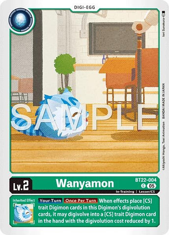 Wanyamon (BT22-004 C) (Cyber Eden)