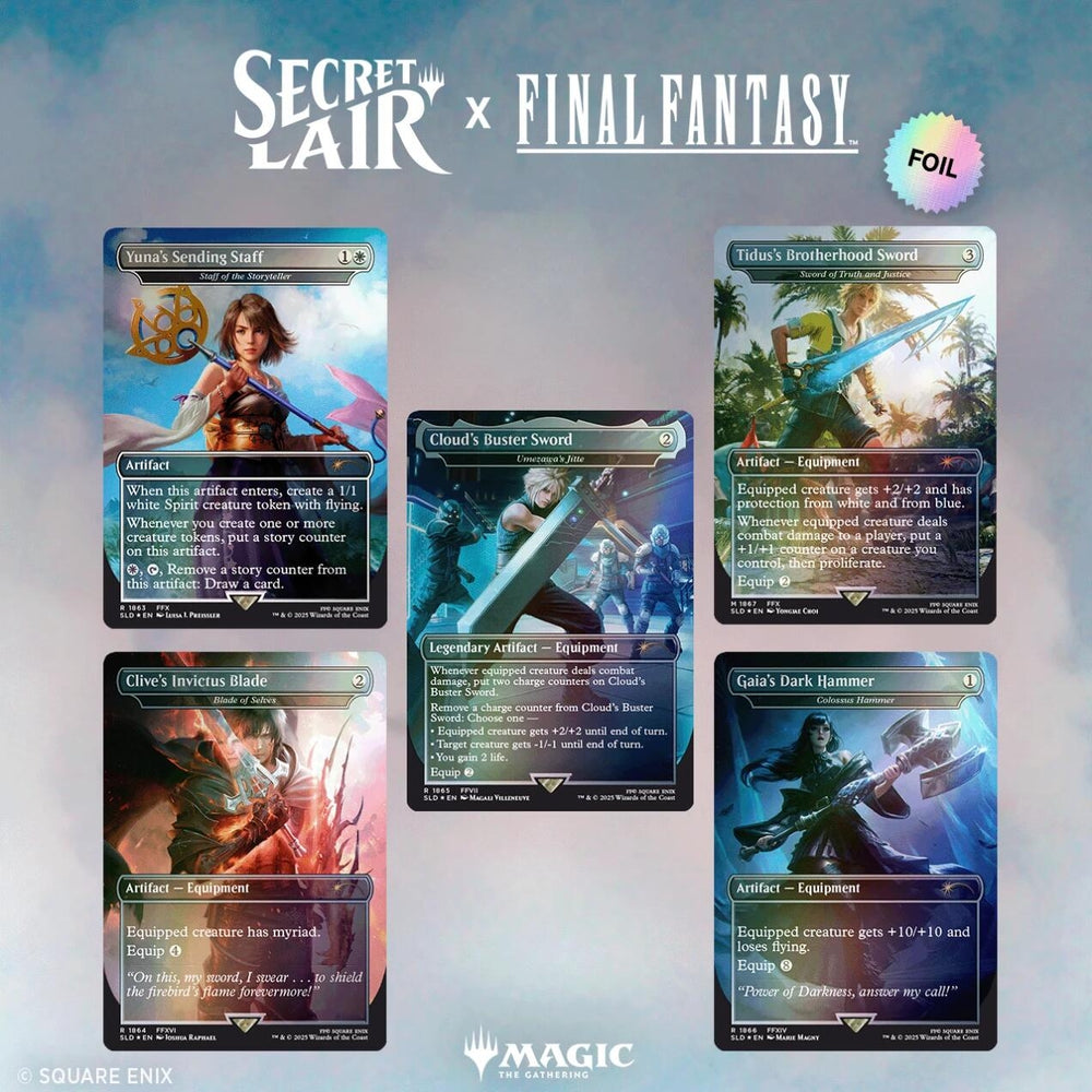 Image for Secret Lair x FINAL FANTASY: Weapons - Rainbow Foil Edition - Magic: The Gathering