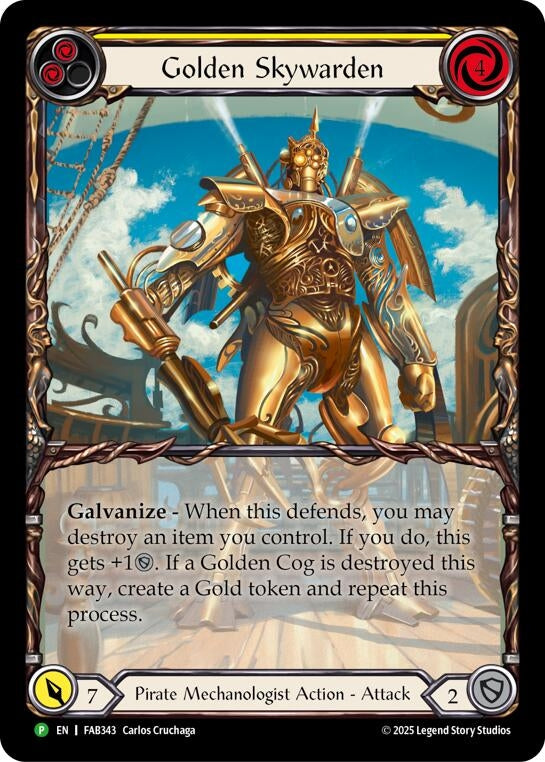Golden Skywarden - FAB343 (FAB343) [Promo]