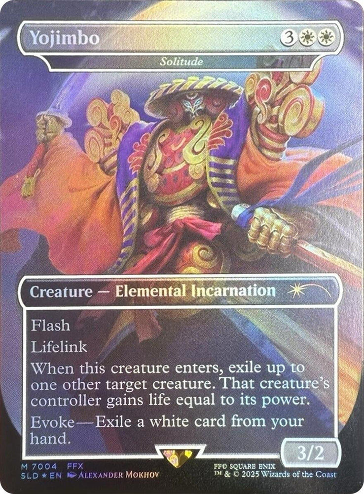 Image for Yojimbo - Solitude (Rainbow Foil) (7004) [Secret Lair Drop Series] - Magic: The Gathering