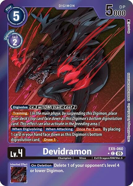 Devidramon (Limited Foil) (EX9-060 C) [Versus Monsters]
