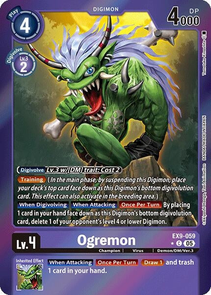 Ogremon (Limited Foil) (EX9-059 C) (Versus Monsters)