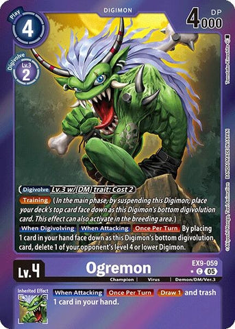 Ogremon (Limited Foil) (EX9-059 C) (Versus Monsters)