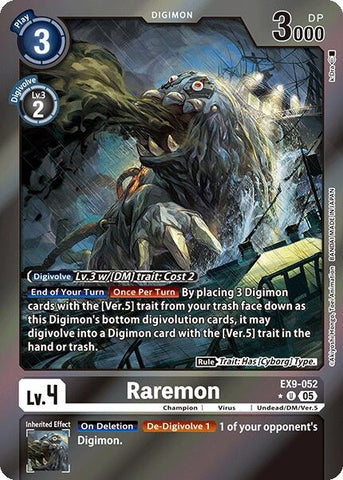 Raremon (Limited Foil) (EX9-052 U) [Versus Monsters]