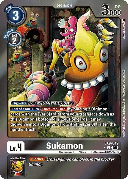 Sukamon (Limited Foil) (EX9-049 U) (Versus Monsters)