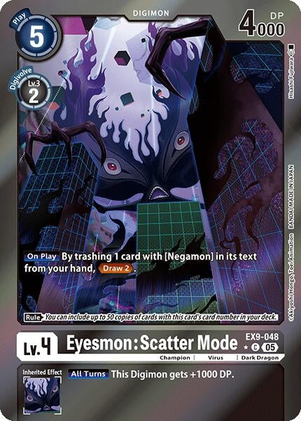 Eyesmon: Scatter Mode (Limited Foil) (EX9-048 C) (Versus Monsters)
