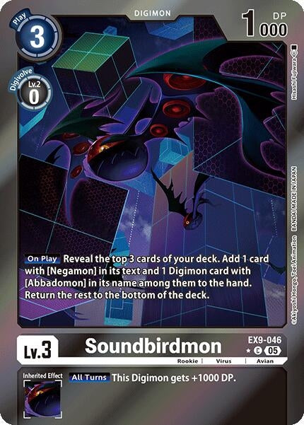 Soundbirdmon (Limited Foil) (EX9-046 C) (Versus Monsters)