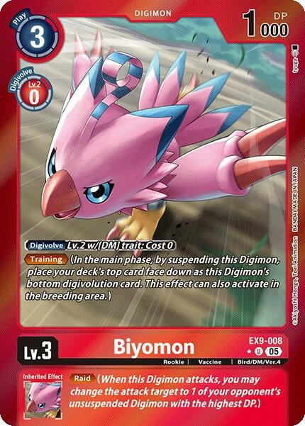 Biyomon (Limited Foil) (EX9-008 U) (Versus Monsters)