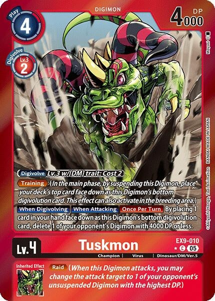 Tuskmon (Limited Foil) (EX9-010 C) (Versus Monsters)