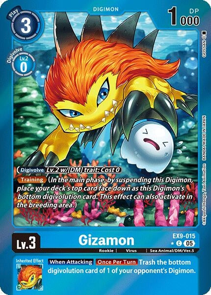Gizamon (Limited Foil) (EX9-015 C) [Versus Monsters]