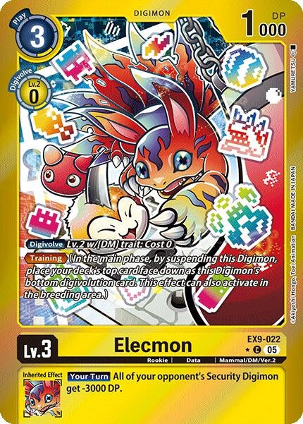 Elecmon (Limited Foil) (EX9-022 C) (Versus Monsters)