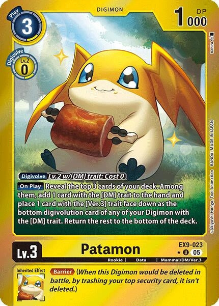Patamon (Limited Foil) (EX9-023 U) (Versus Monsters)