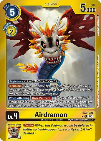 Airdramon (Limited Foil) (EX9-025 U) [Versus Monsters]