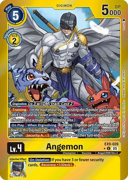 Angemon (Limited Foil) (EX9-026 U) [Versus Monsters]