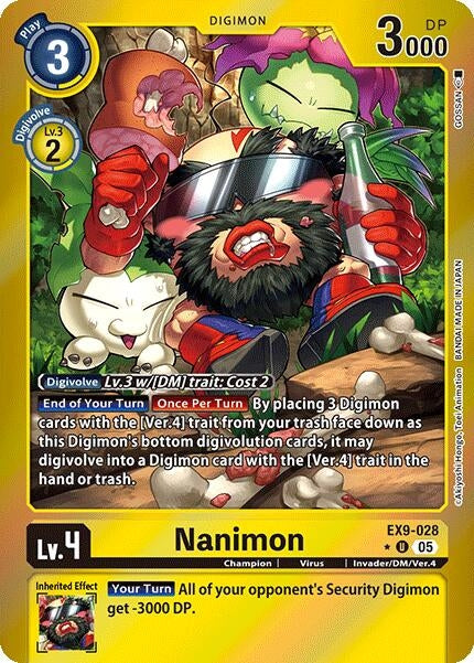 Nanimon (Limited Foil) (EX9-028 U) (Versus Monsters)