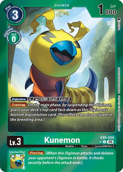Kunemon (Limited Foil) (EX9-034 C) (Versus Monsters)