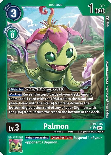 Palmon (Limited Foil) (EX9-035 C) (Versus Monsters)