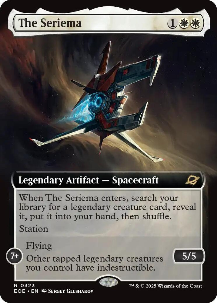 Image for The Seriema (Extended Art) (323) [Edge of Eternities] - Magic: The Gathering