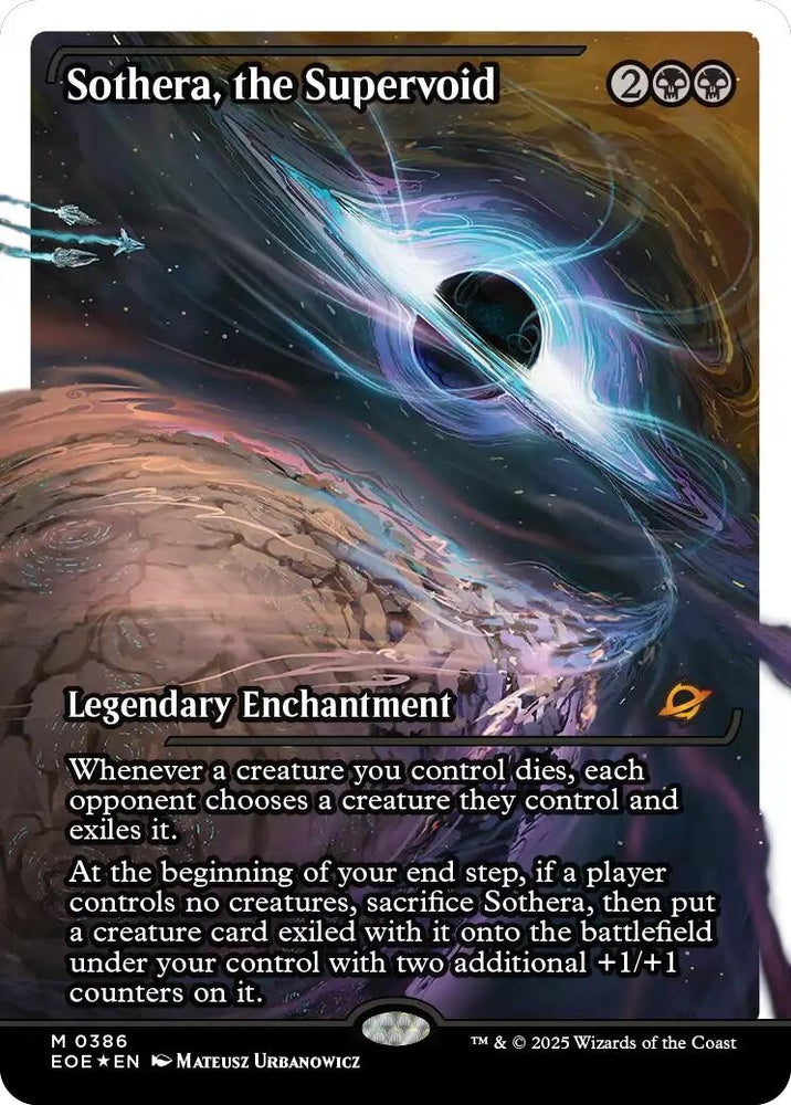 Image for Sothera, the Supervoid (Showcase) (Fracture Foil) (386) [Edge of Eternities] - Magic: The Gathering