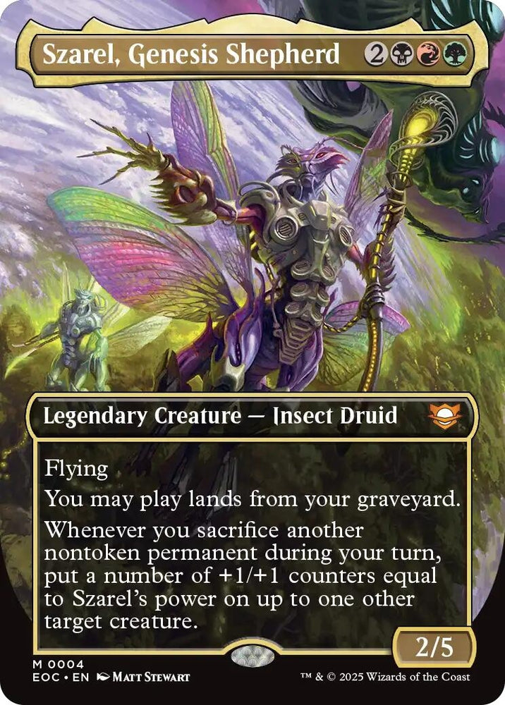 Image for Szarel, Genesis Shepherd (Borderless) (4) [Commander: Edge of Eternities] - Magic: The Gathering