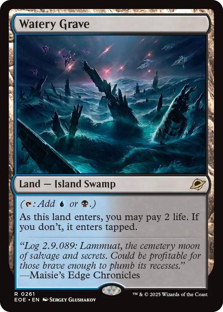 Image for Watery Grave (261) [Edge of Eternities] (EOE) - Magic: The Gathering