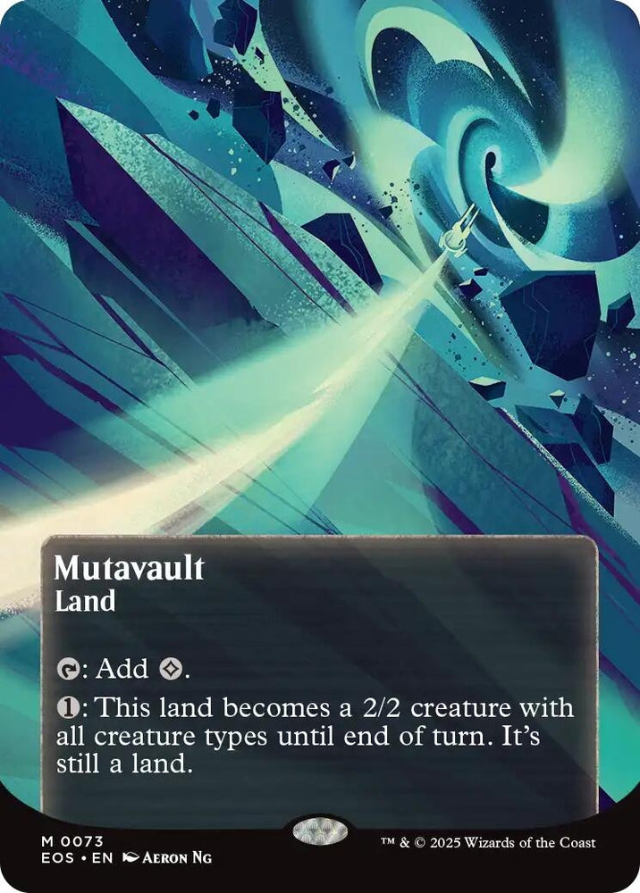 Image for Mutavault (0073) (Borderless) (73) [Edge of Eternities: Stellar Sights] - Magic: The Gathering