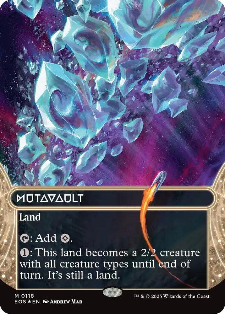 Image for Mutavault (0118) (Borderless) (Galaxy Foil) (118) [Edge of Eternities: Stellar Sights] - Magic: The Gathering