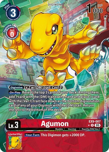 Image for Agumon (Digital Monster Day Commemoration Event Winner) (EX9-007 R) (Digimon Promotion Cards) - Digimon Card Game