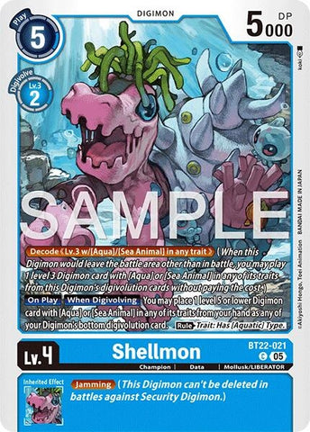 Shellmon (BT22-021 C) (Cyber Eden)
