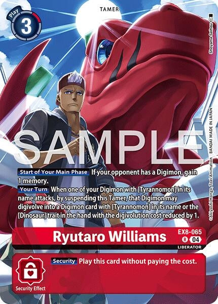 Ryutaro Williams (Digimon Liberator Debuggers Set) (EX8-065 R) [Chain of Liberation]