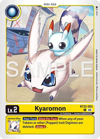 Kyaromon (BT22-002 C) (Cyber Eden)