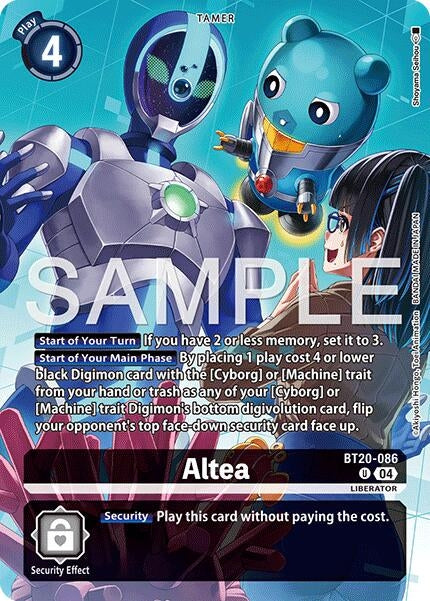 Altea (Digimon Liberator Debuggers Set) (BT20-086 U) [Release Special Booster 2.5]