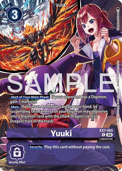 Yuuki (Digimon Liberator Debuggers Set) (EX7-065 R) [Digimon LIBERATOR]