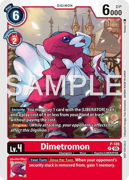 Image for Dimetromon (Store Tournament 2025 Vol.3 Participation Pack) (P-189 P) (Digimon Promotion Cards) - Digimon Card Game