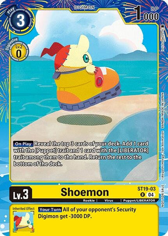 Image for Shoemon (Regulation Battle Vol. 2) (ST19-03 R) (Digimon Promotion Cards) - Digimon Card Game