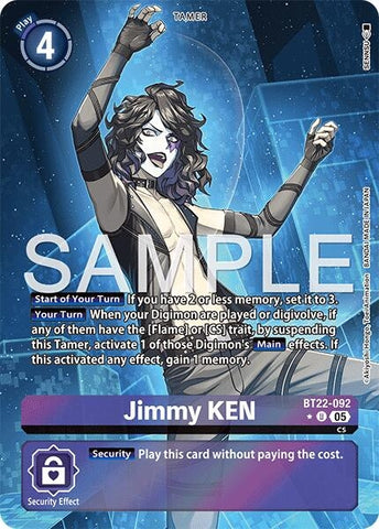 Jimmy KEN (Alternate Art) (BT22-092 U) (Cyber Eden)