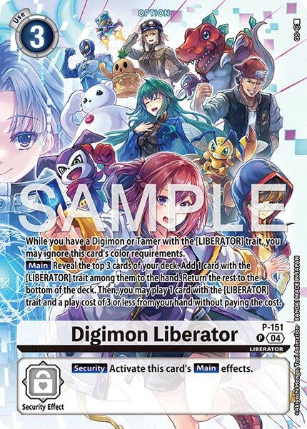 Digimon Liberator - P-151 (Digimon Liberator Debuggers Set) (P-151 P) [Digimon Promotion Cards]