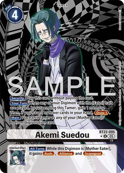 Akemi Suedou (Alternate Art) (BT22-095 U) (Cyber Eden)