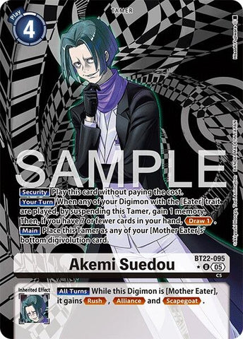 Akemi Suedou (Alternate Art) (BT22-095 U) (Cyber Eden)