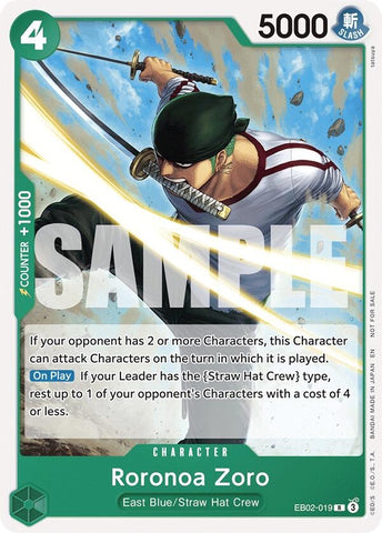 Roronoa Zoro (Tournament Pack 2025 Vol. 3) (EB02-019) [One Piece Promotion Cards]
